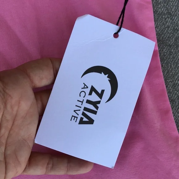 NWT! - ZYIA Active Pink South Beach Tank Top - Picture 5 of 9